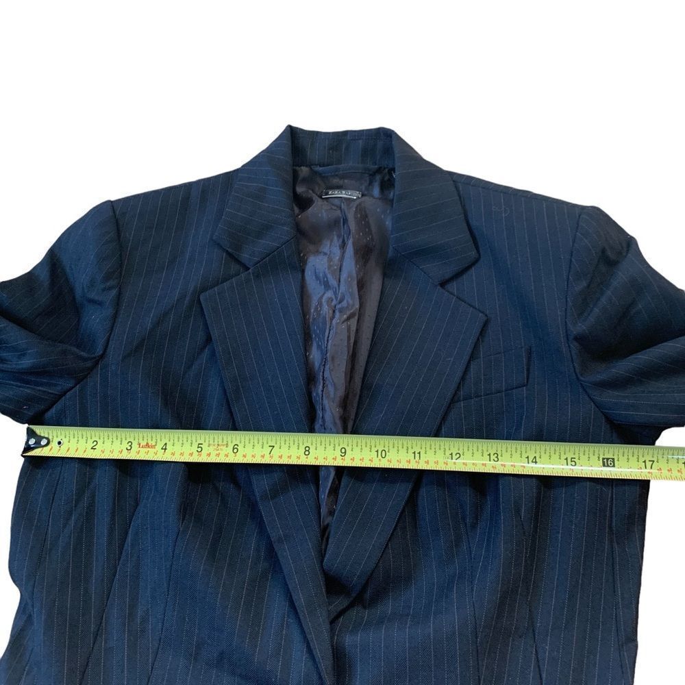 Black Zara Basic Blazer Size Medium - image 6